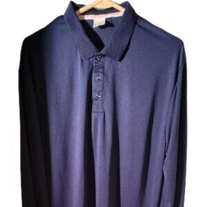 Men's Long Sleeve Slim Fit Polo Shirt Size XL ~ New Without Tags
